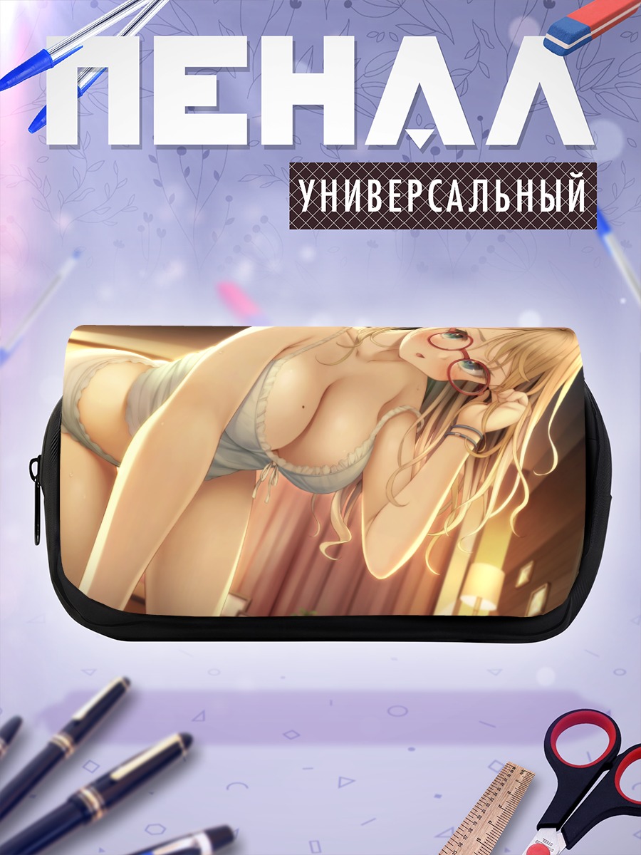 Пенал-косметичка Блондинка в пижаме