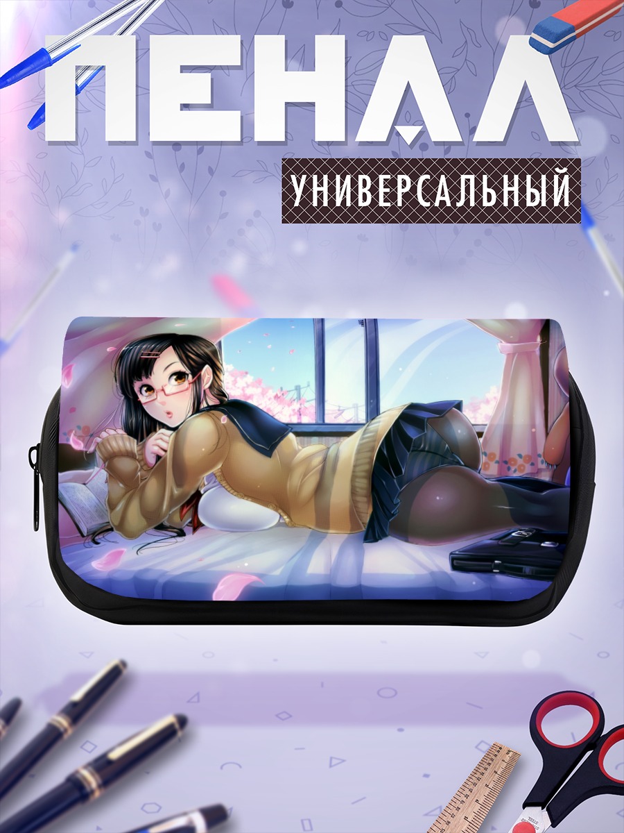 Пенал-косметичка Девушка в школьной форме