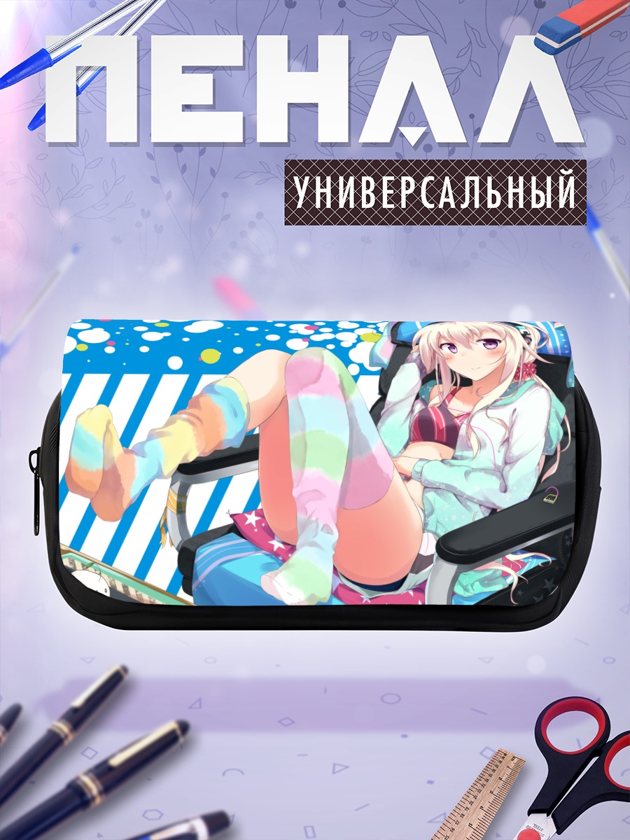 Пенал-косметичка Мизуки-тян в кресле