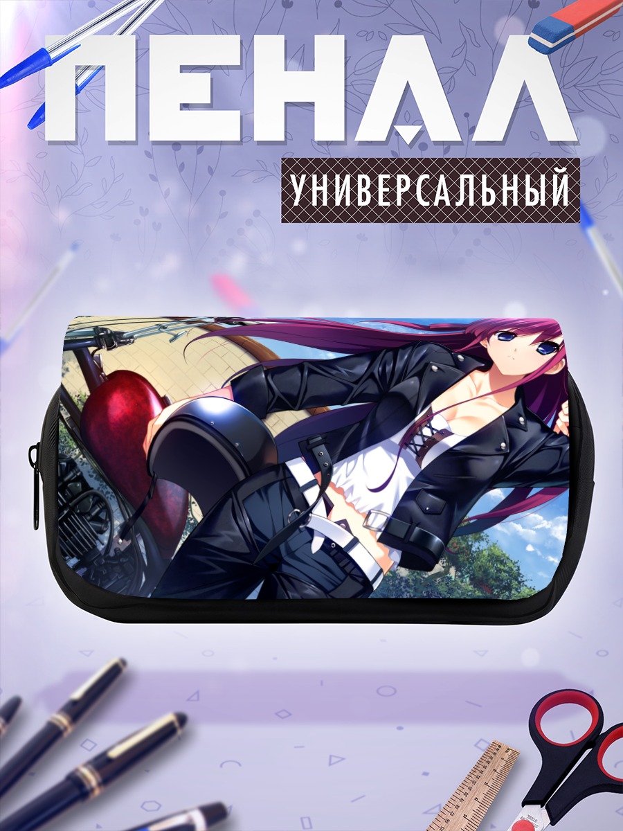 Пенал-косметичка Аманэ Суо в коже
