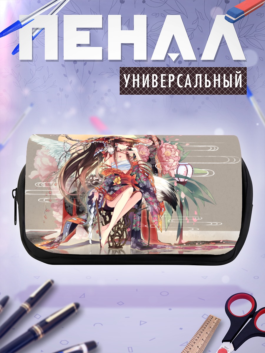 Пенал-косметичка Рейму Хакурэй в цветах