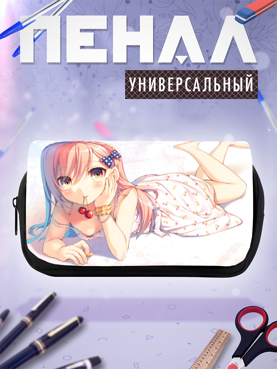 Пенал-косметичка Блондинка с вишней