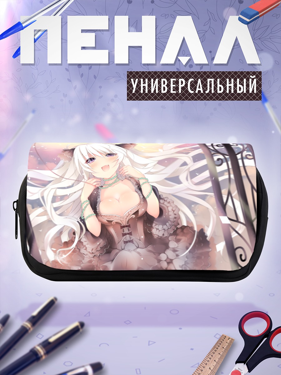 Пенал-косметичка Девушка в платье