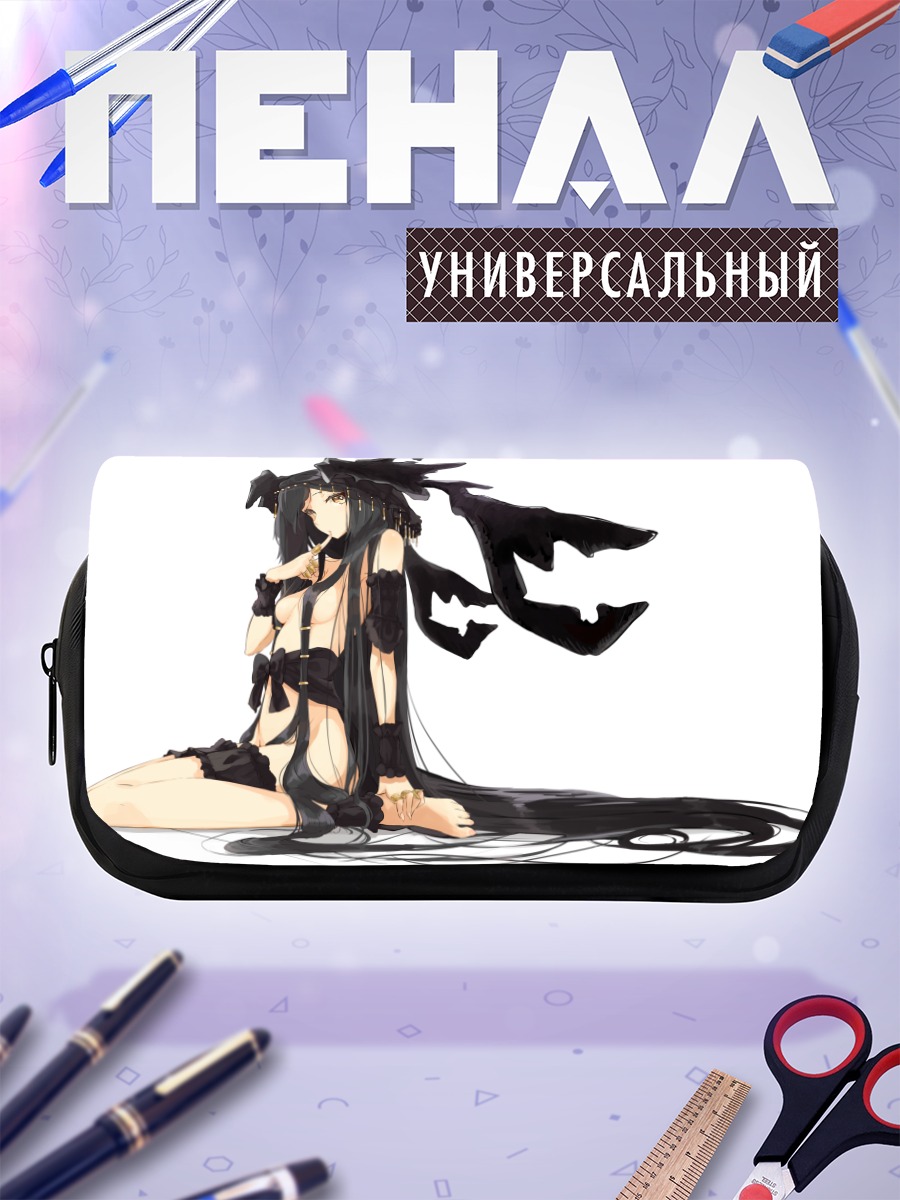 Пенал-косметичка Девушка в черном