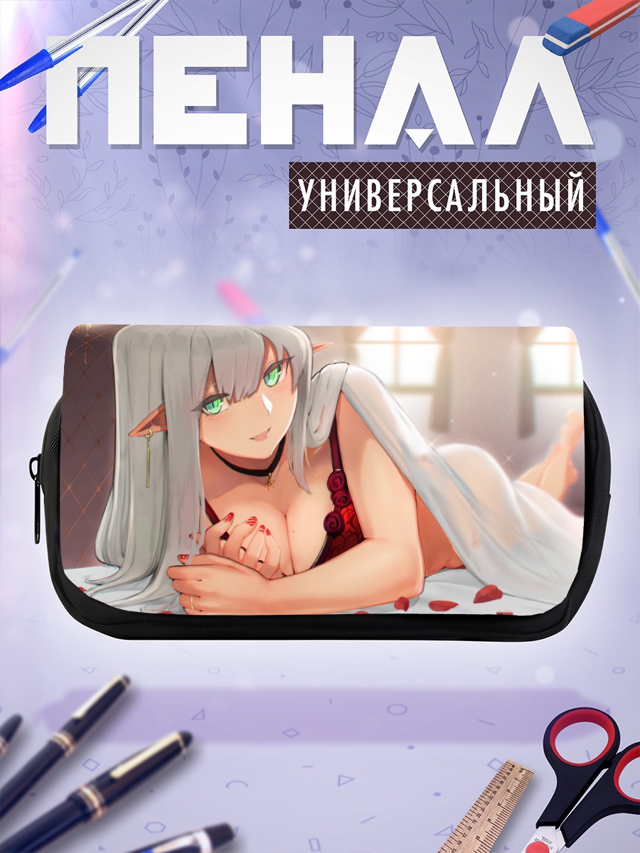 Пенал-косметичка Эльфийка на лепестках