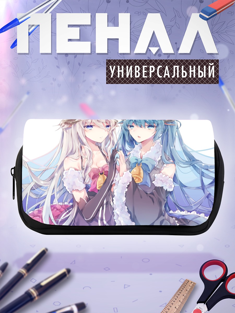 Пенал-косметичка Мику Хацунэ и Иа