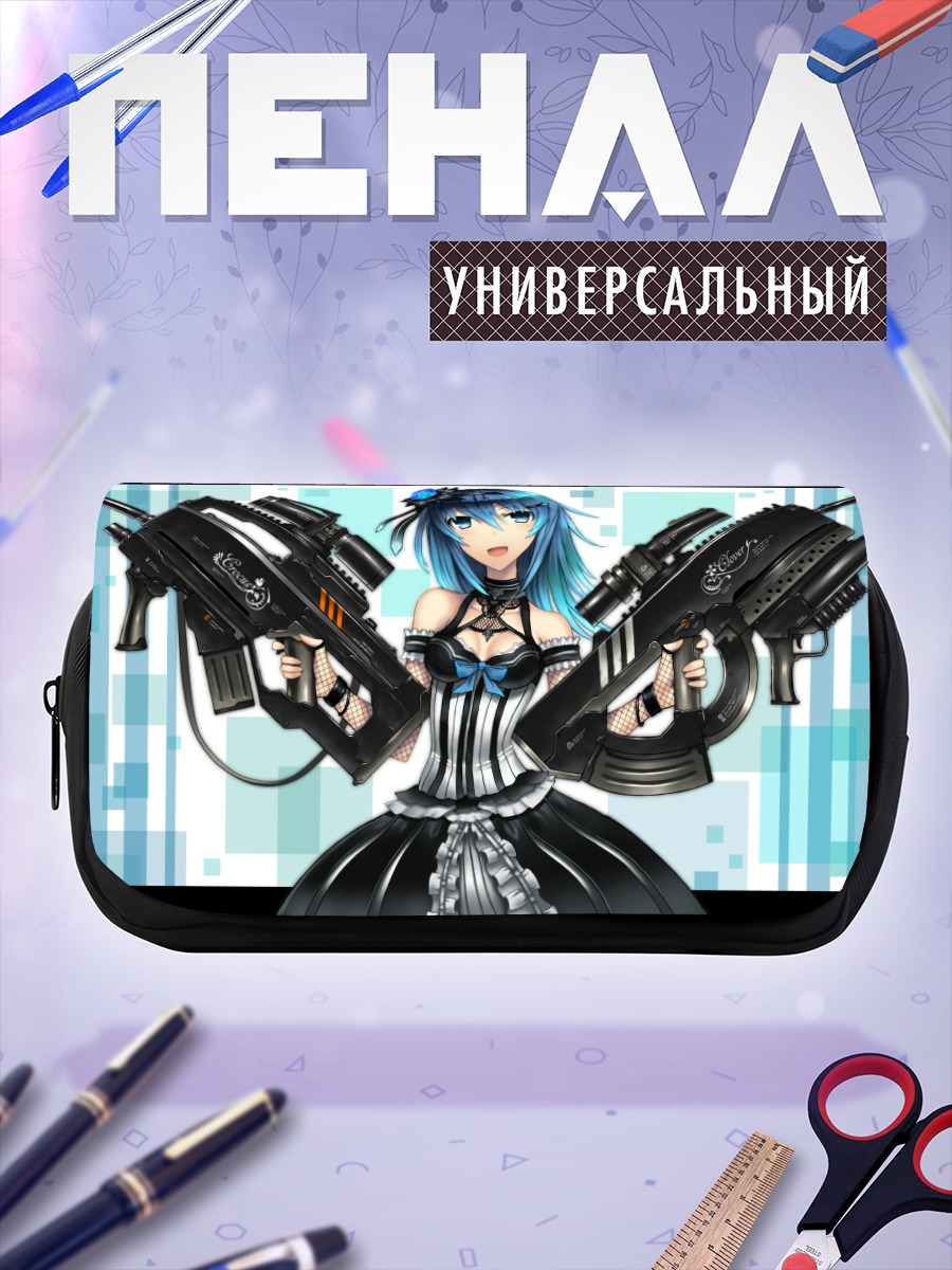 Пенал-косметичка Мику Хацунэ с оружием