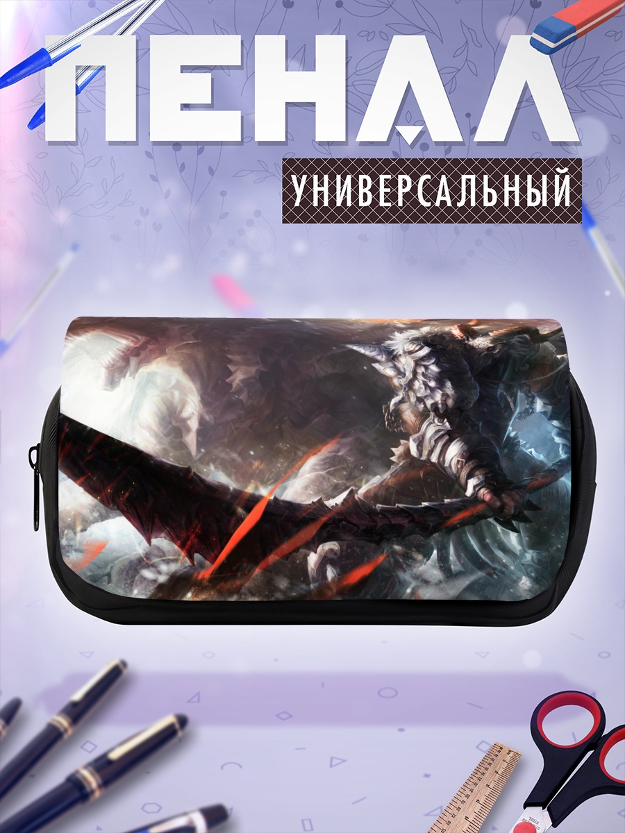 Пенал-косметичка Воин с мечом