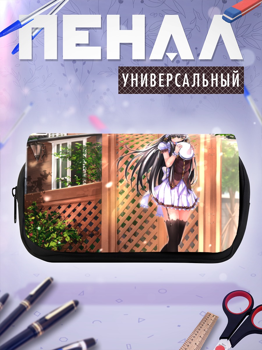 Пенал-косметичка Горничная в цветах