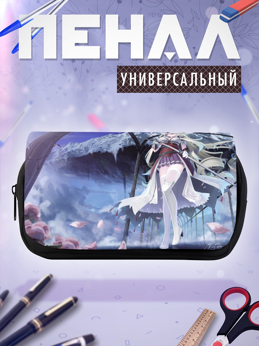 Пенал-косметичка Воительница в лепестках
