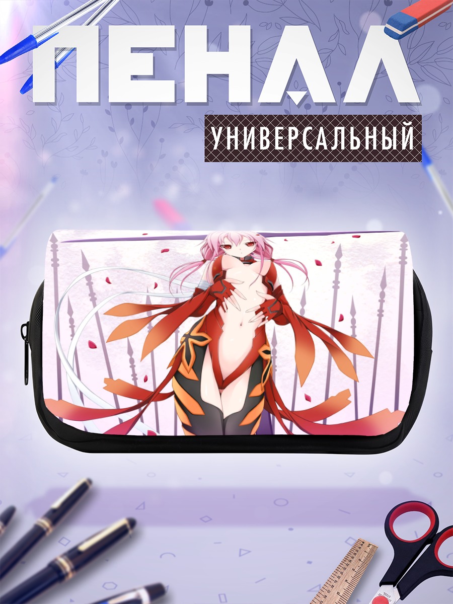 Пенал-косметичка Инори Юзуриха в лепестках