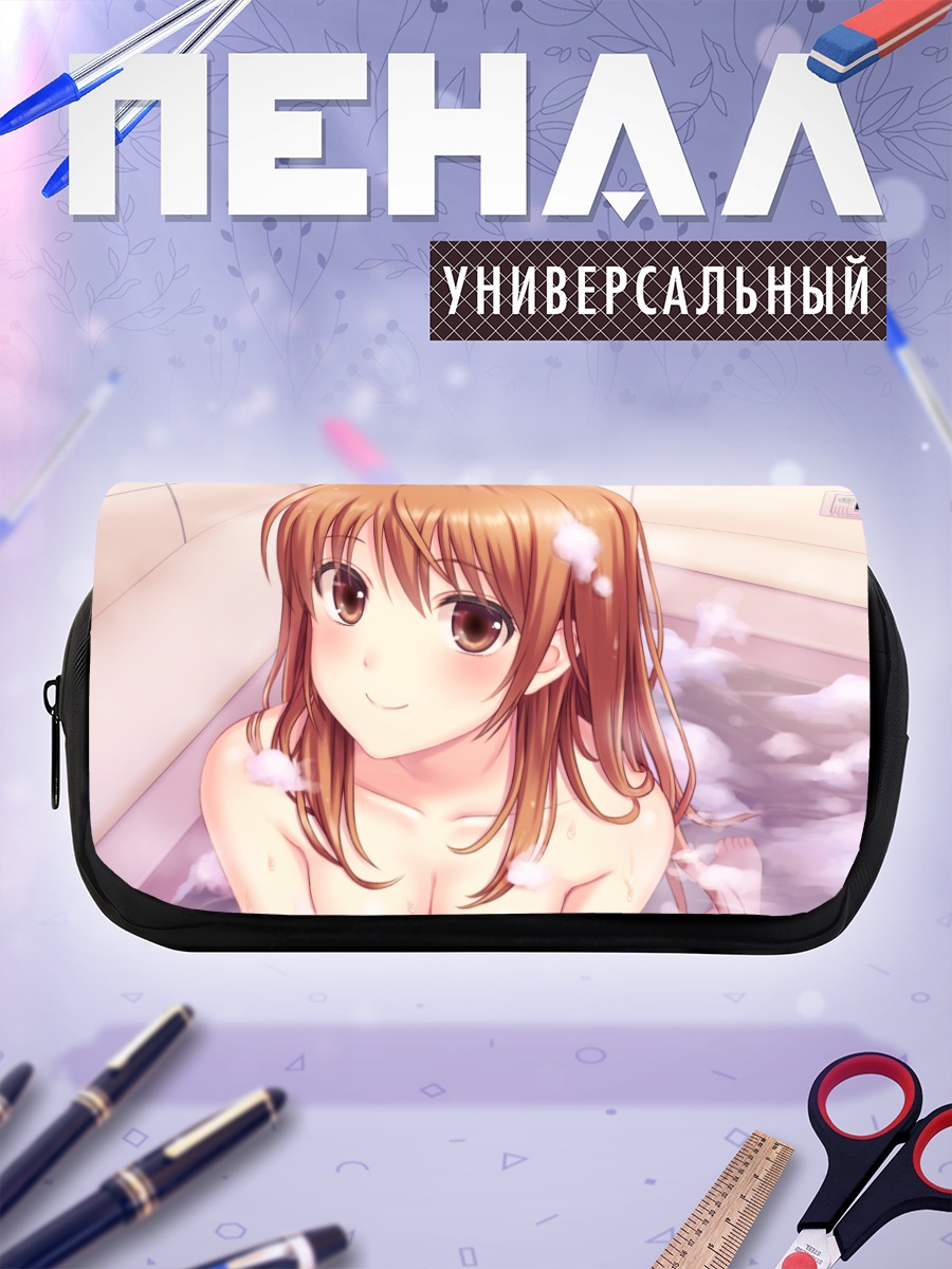 Пенал-косметичка Девушка в пене