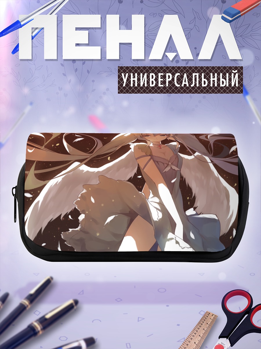 Пенал-косметичка Мику Хацунэ с крыльями