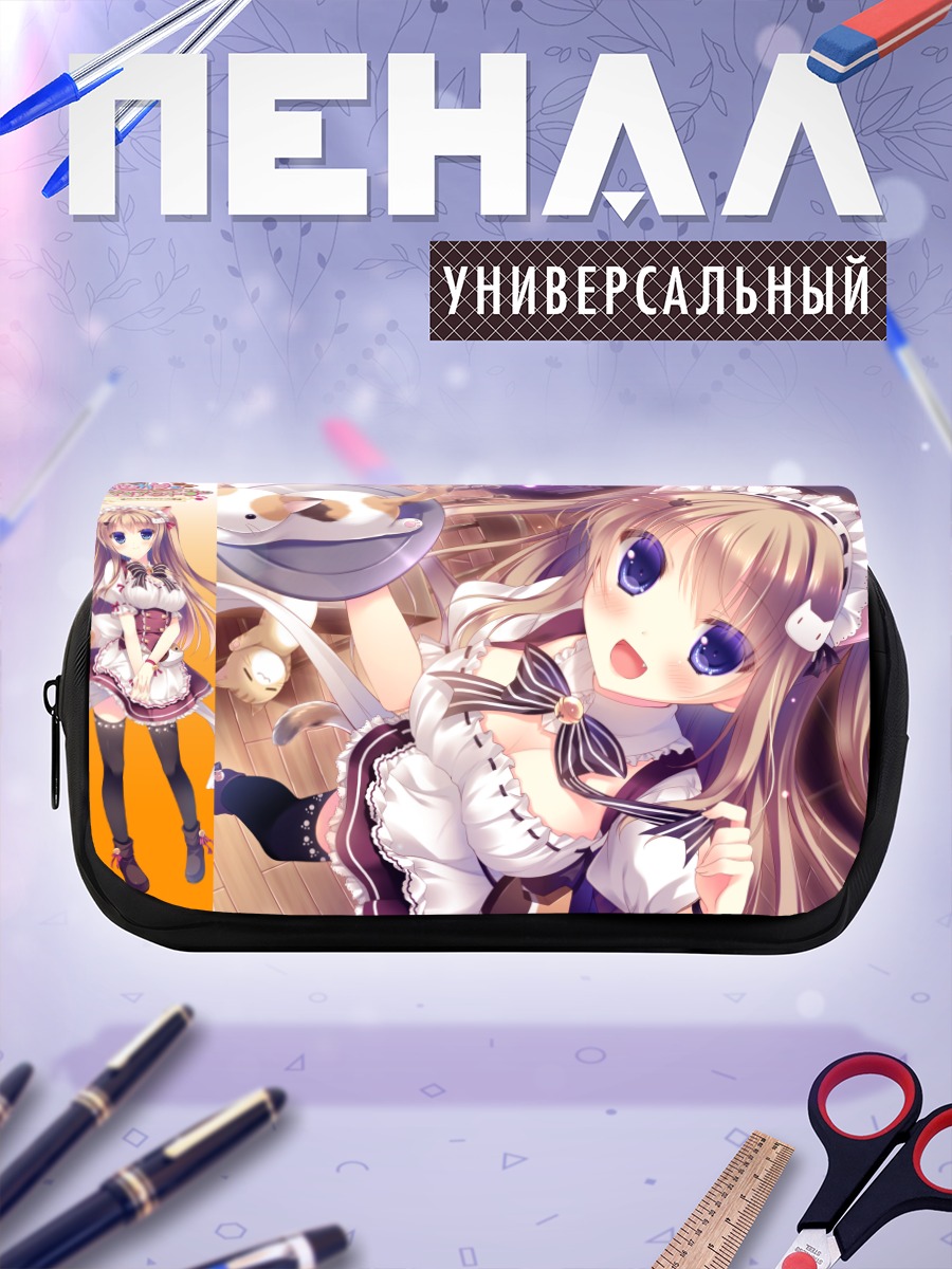 Пенал-косметичка Майк Некомори в кафе