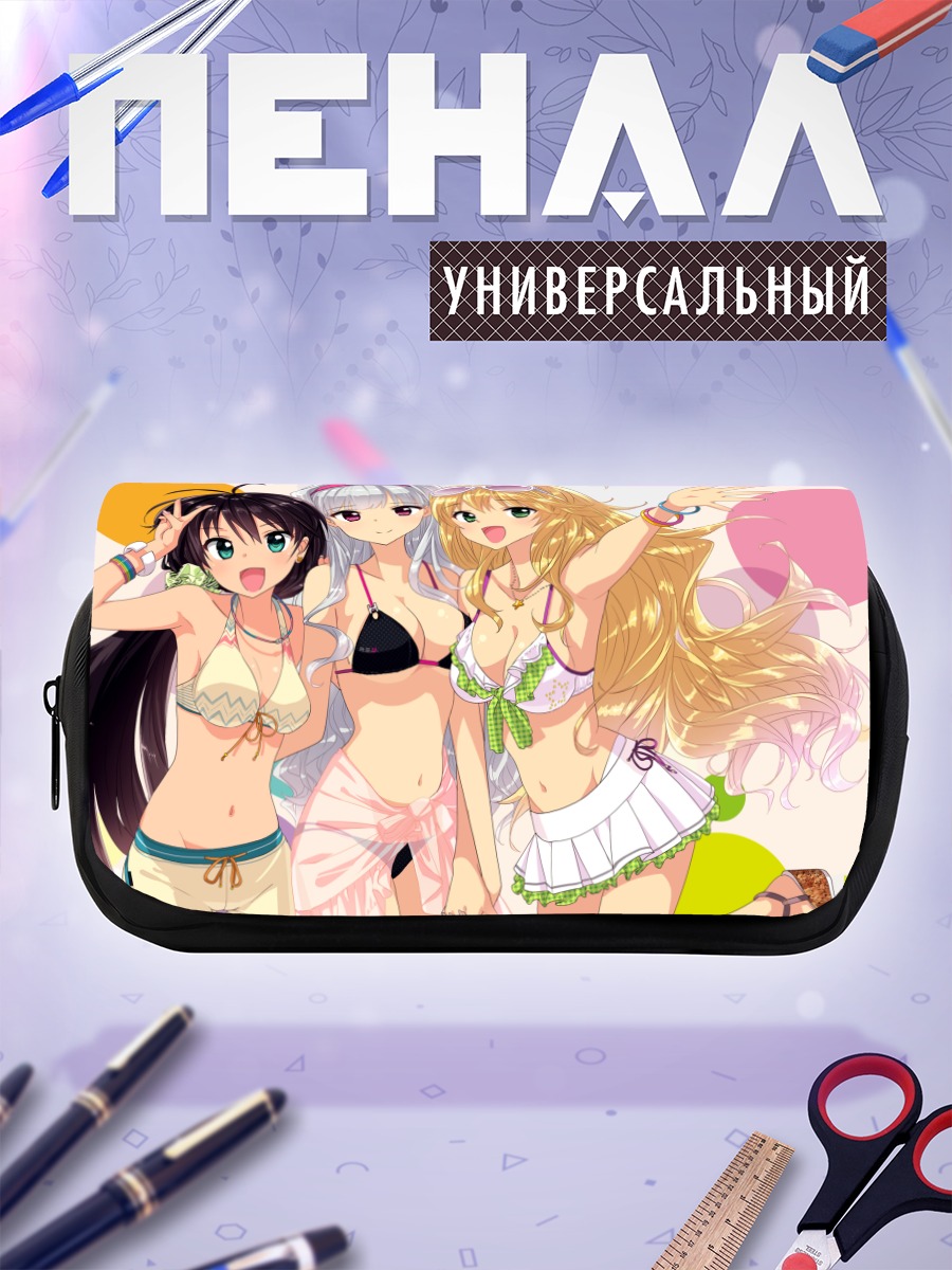 Пенал-косметичка Звезды Idolmaster на пляже