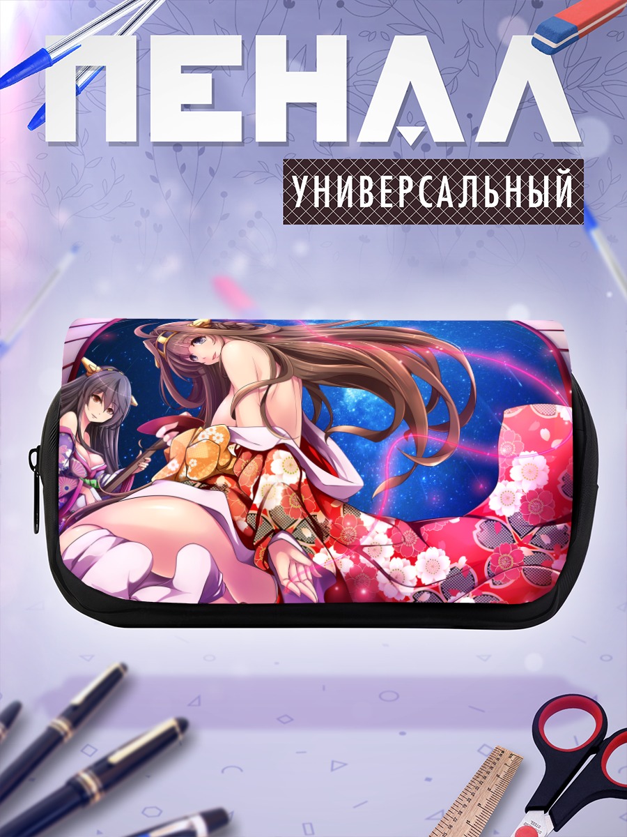 Пенал-косметичка Харуна в цветах