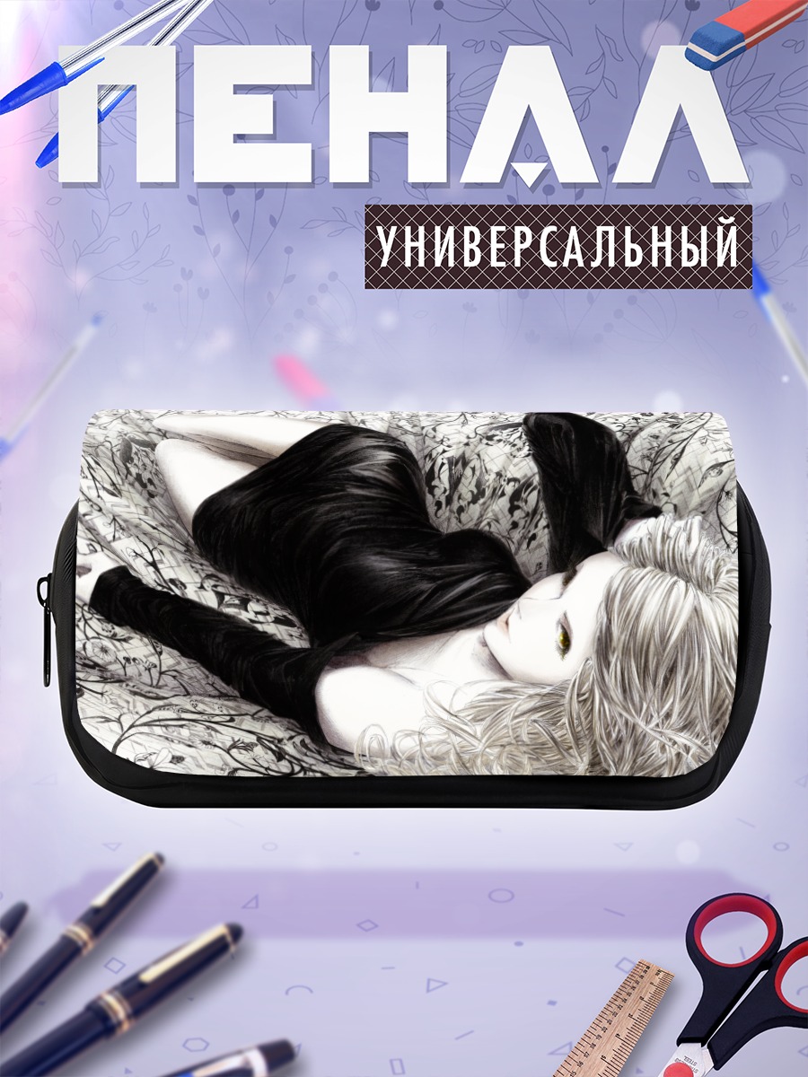 Пенал-косметичка Девушка в платье