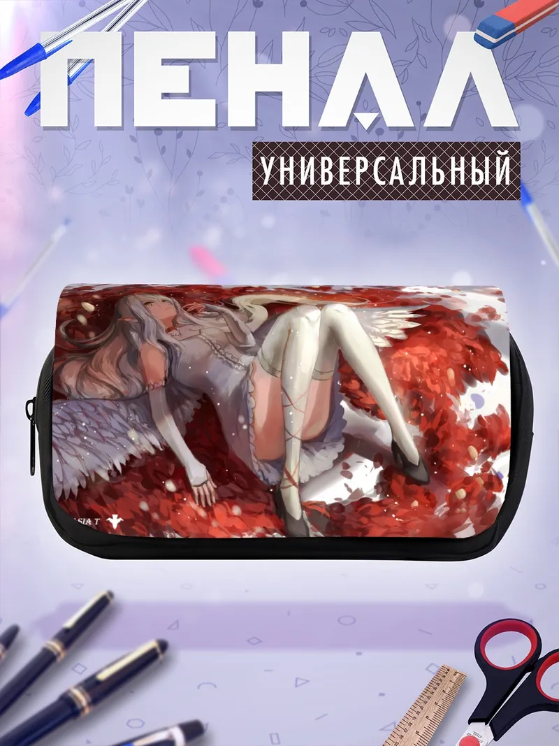Пенал-косметичка Пиксив Фантазия в цветах