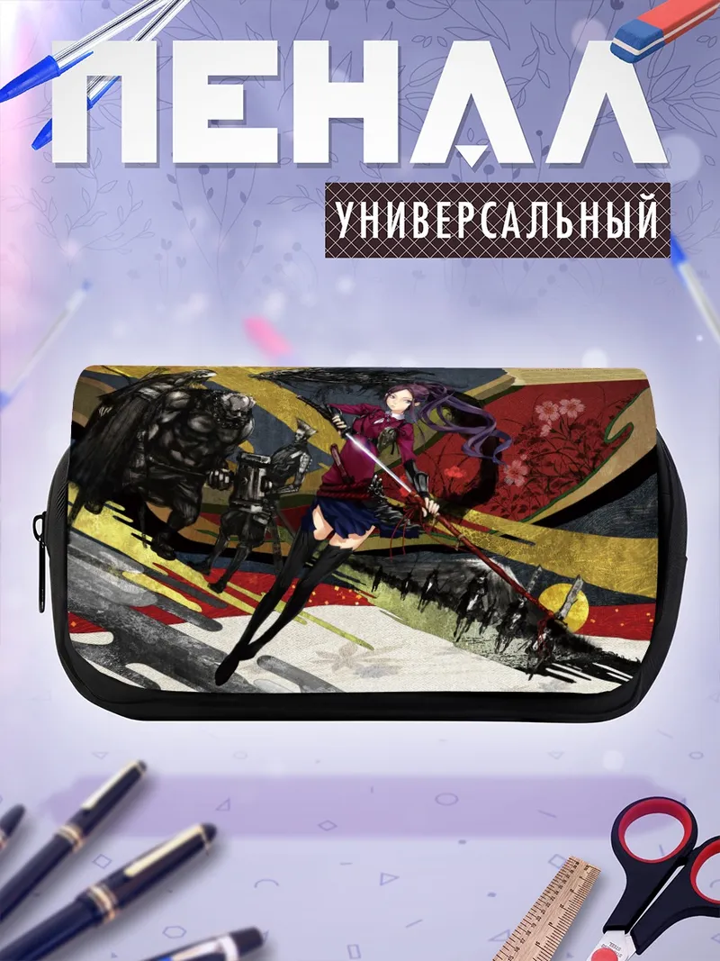 Пенал-косметичка Воительница с катаной