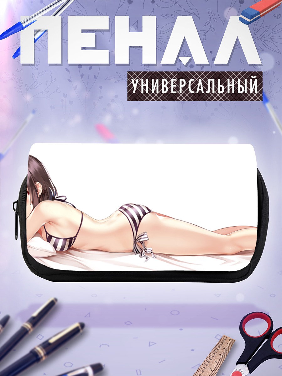 Пенал-косметичка Мегуми Като на подушке