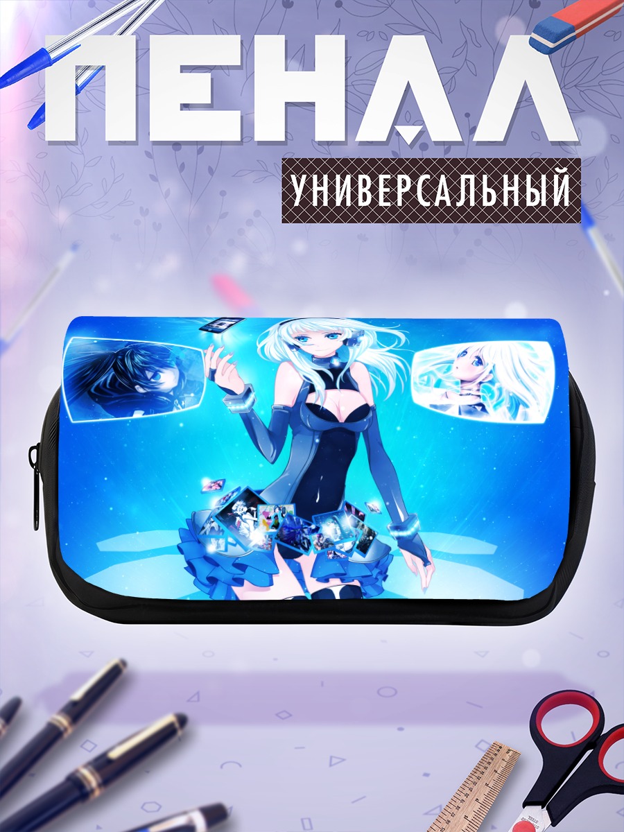 Пенал-косметичка Мику Хацунэ в цифре