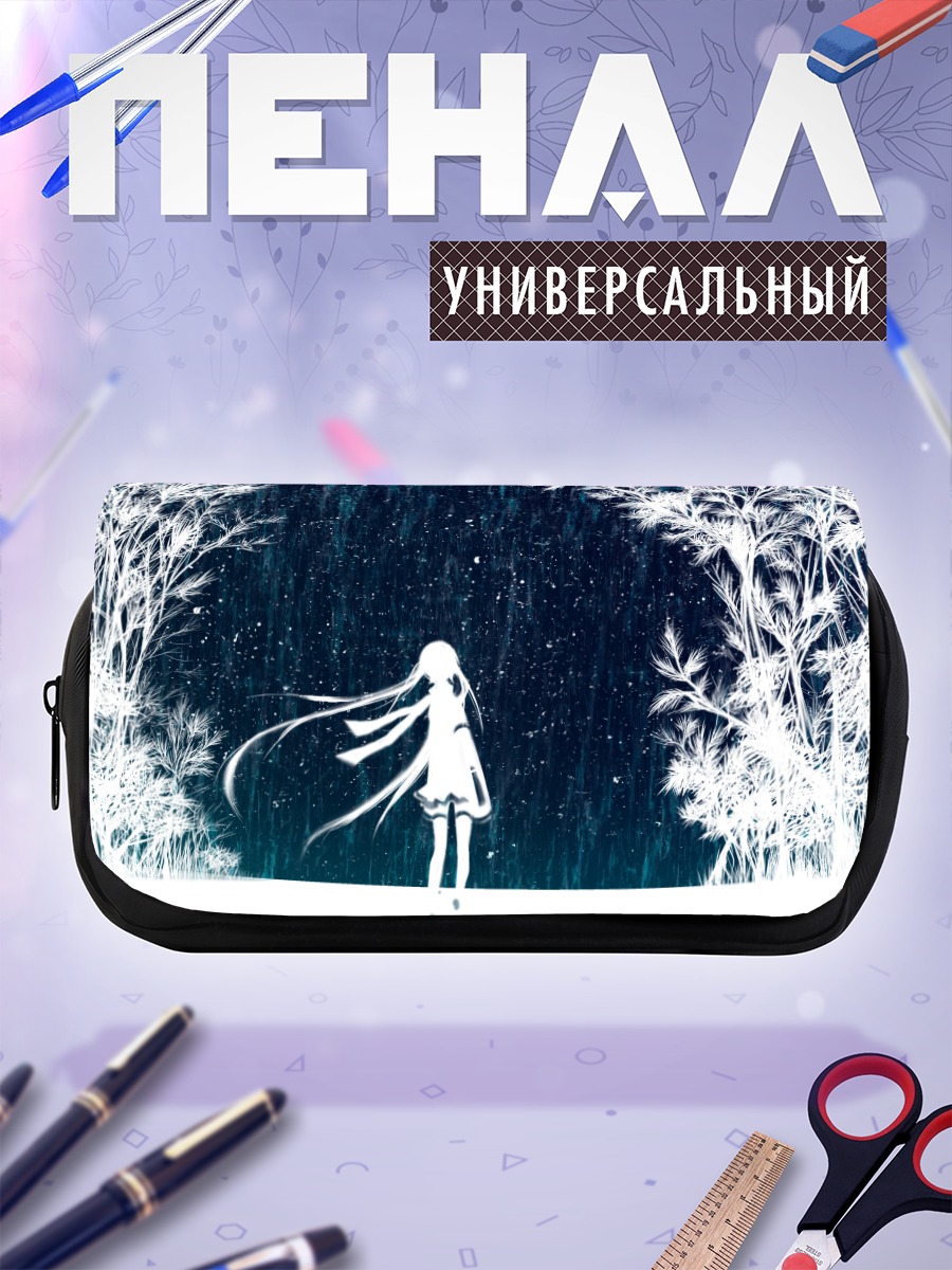 Пенал-косметичка Мику Хацунэ в снегу