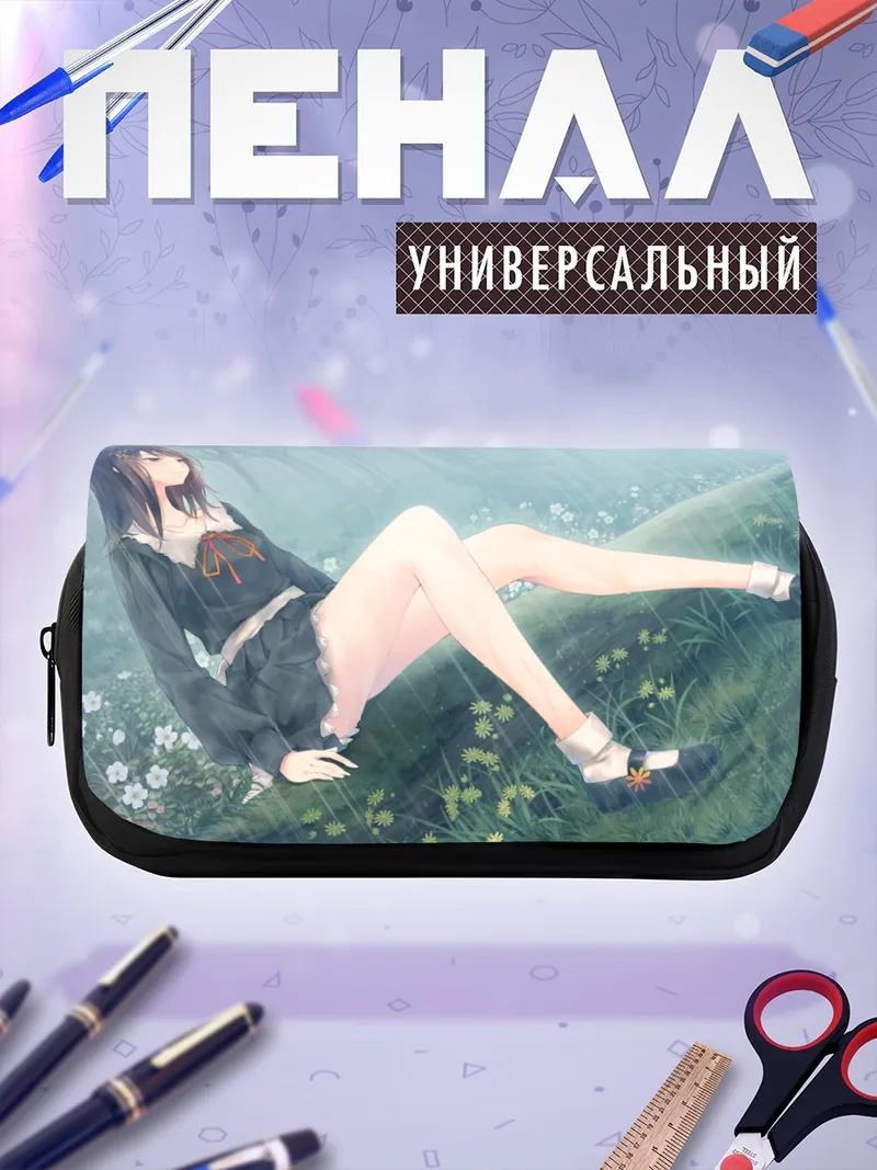 Пенал-косметичка Маюри Косака в цветах