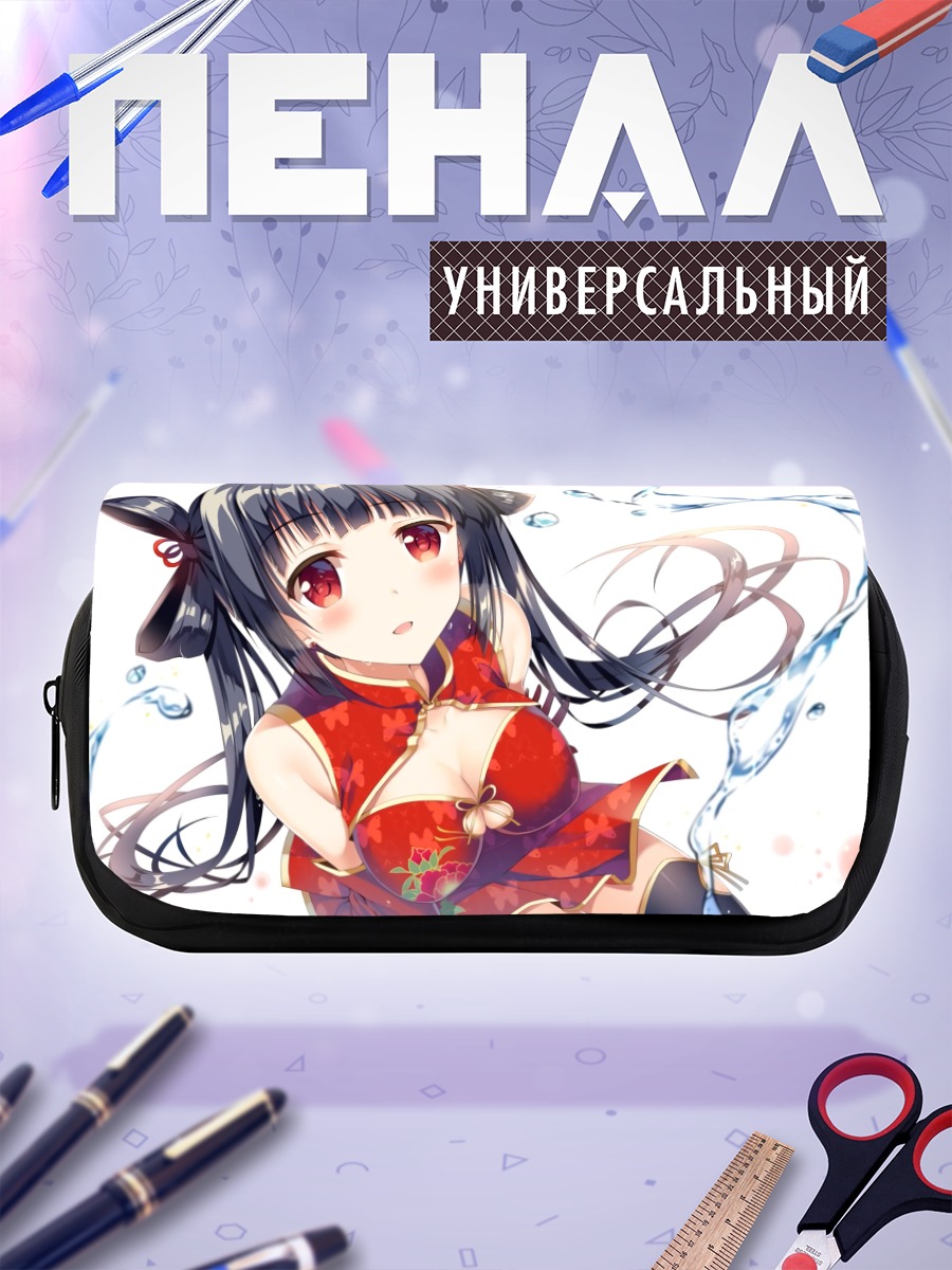 Пенал-косметичка Девушка в китайском платье