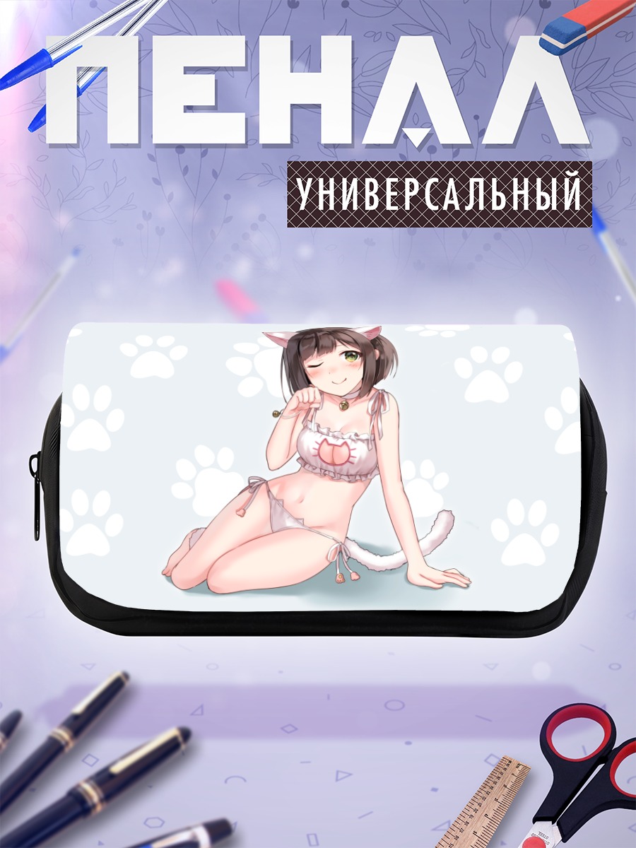 Пенал-косметичка Мику Маэкава кошечка