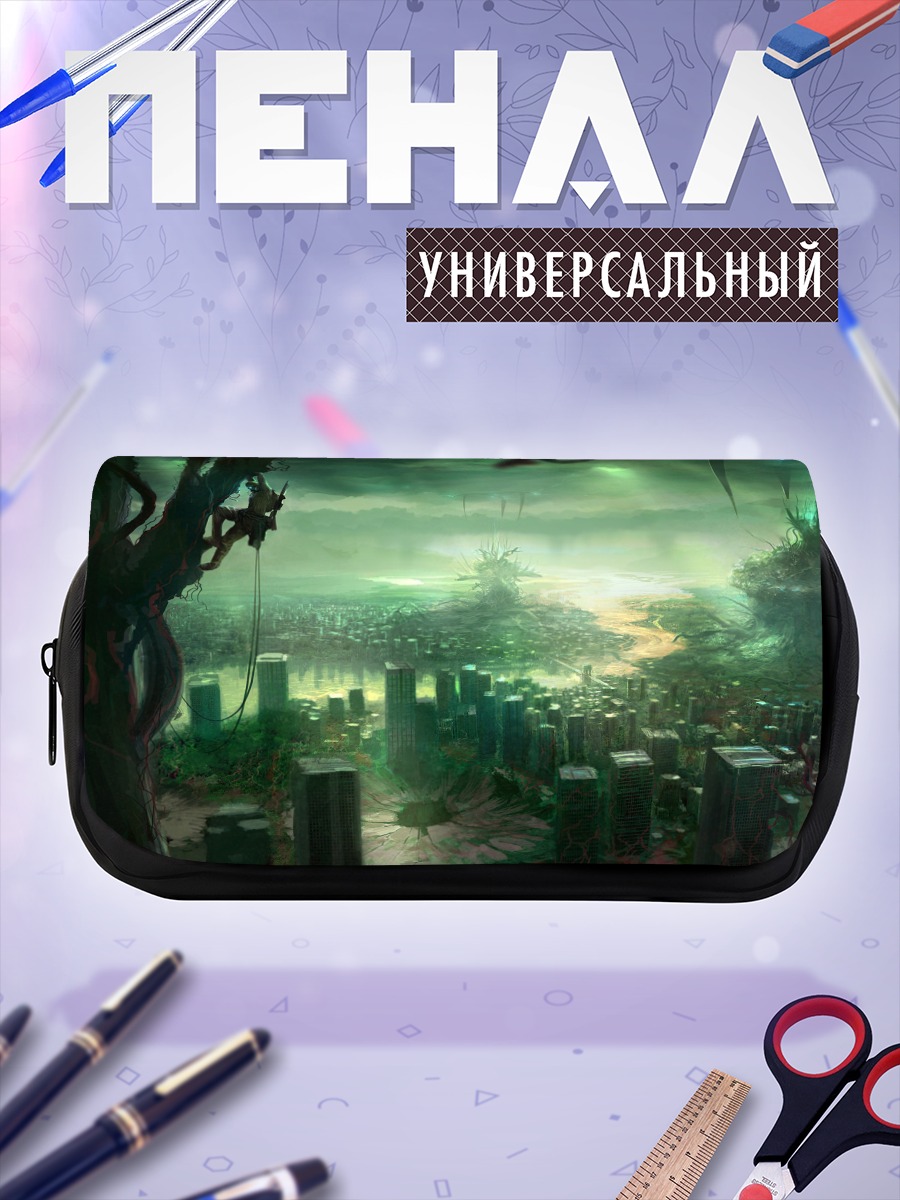 Пенал-косметичка Меха в руинах
