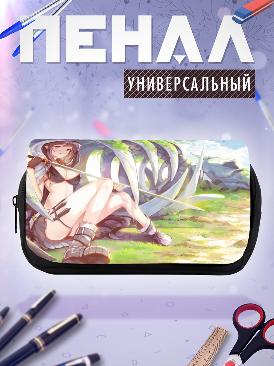 Пенал-косметичка Воительница с катаной
