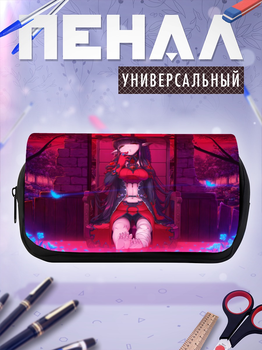 Пенал-косметичка Демон в цветах