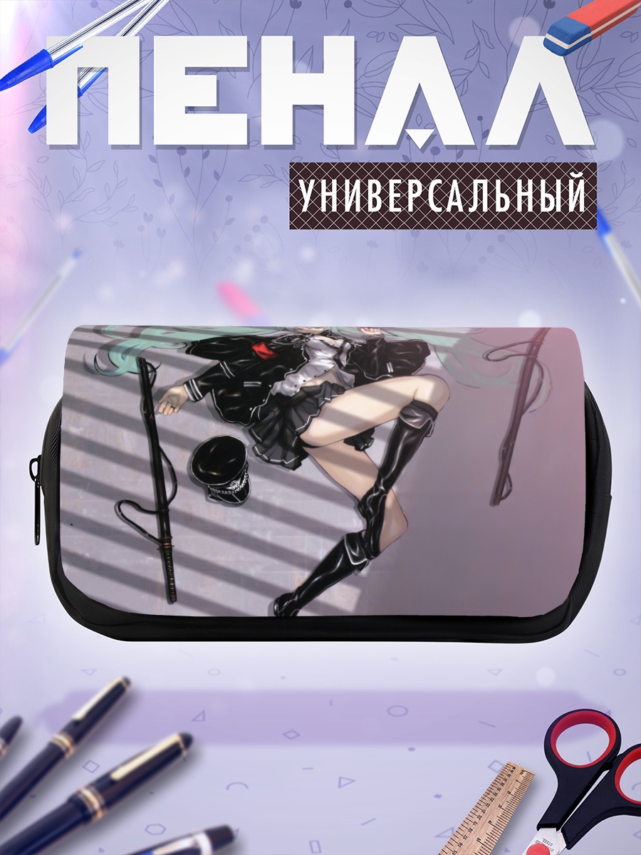 Пенал-косметичка Мику Хацунэ с катаной