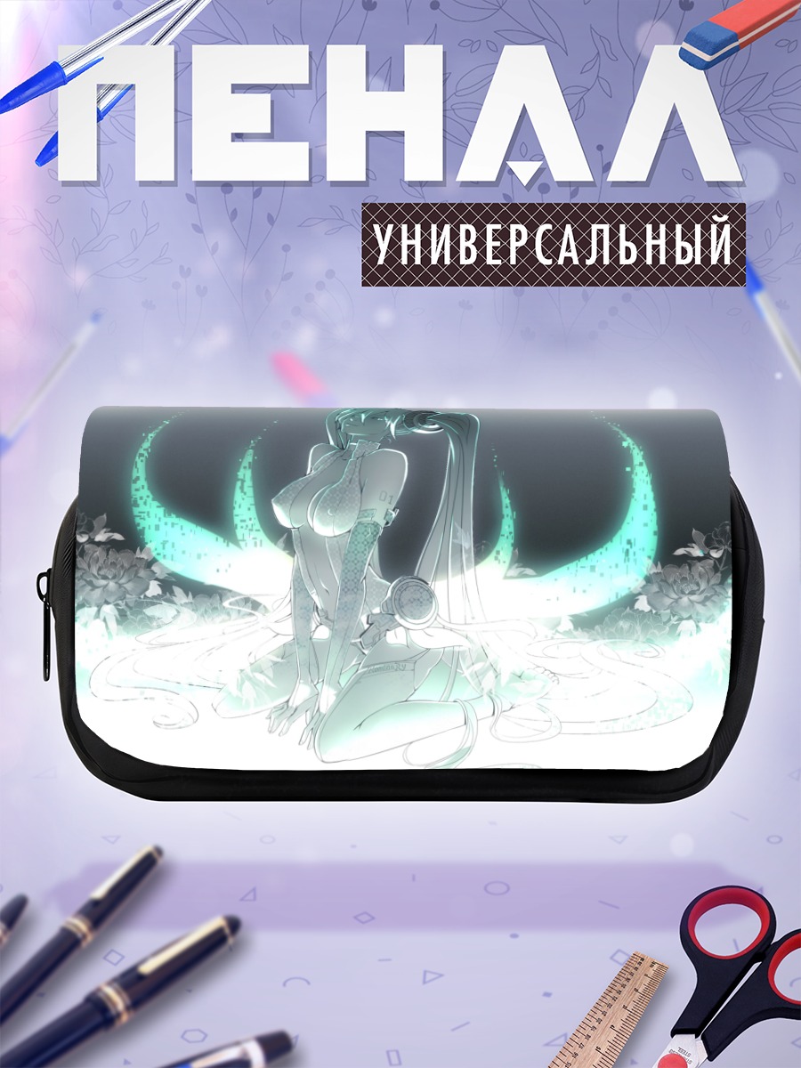 Пенал-косметичка Мику Хацунэ в сиянии