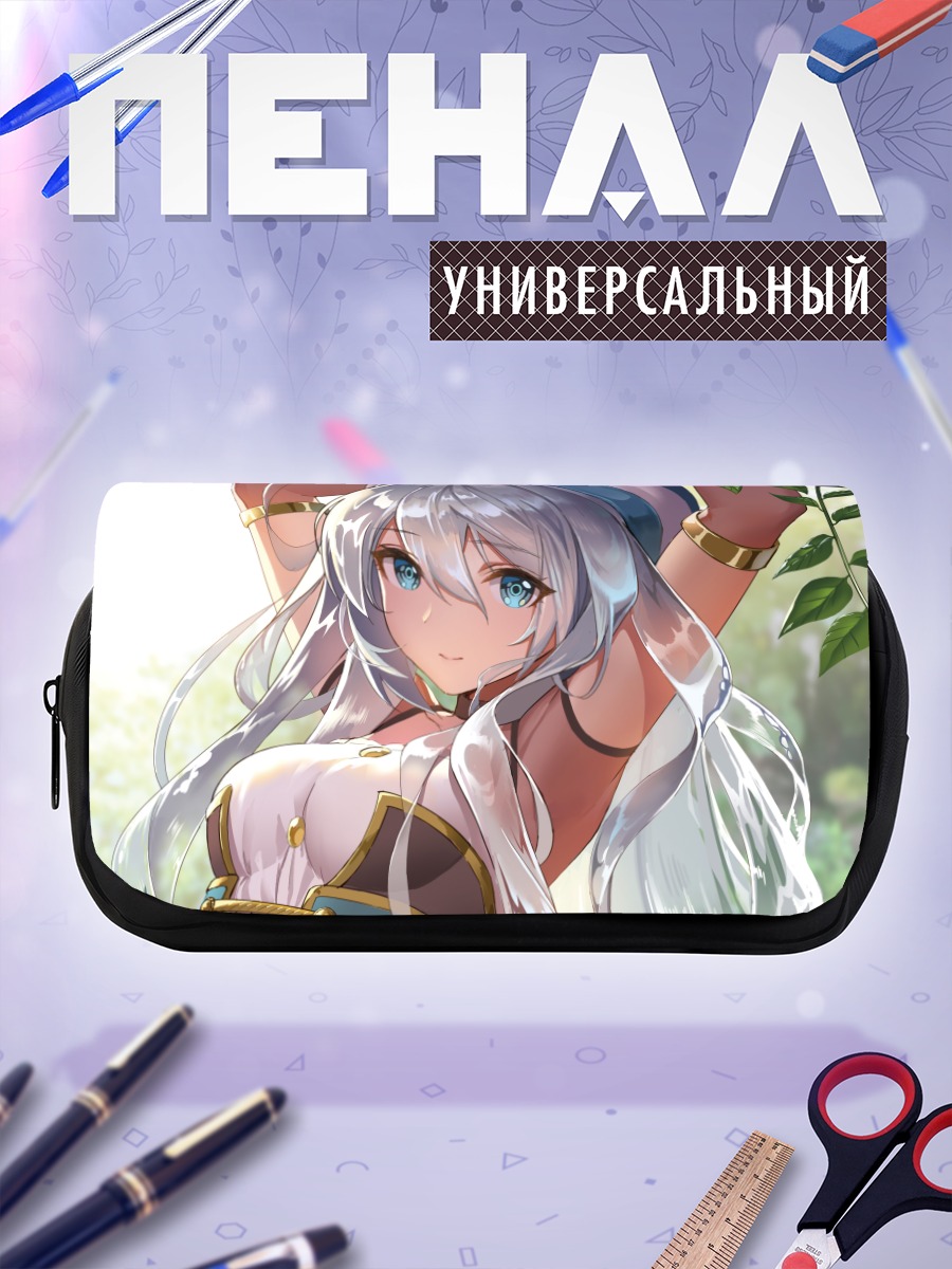 Пенал-косметичка Девушка с голубыми глазами