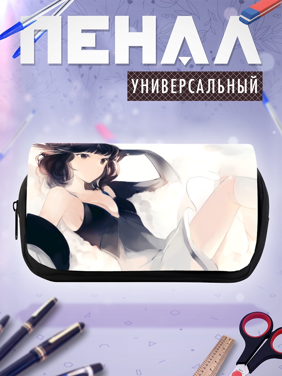Пенал-косметичка Девушка в платье