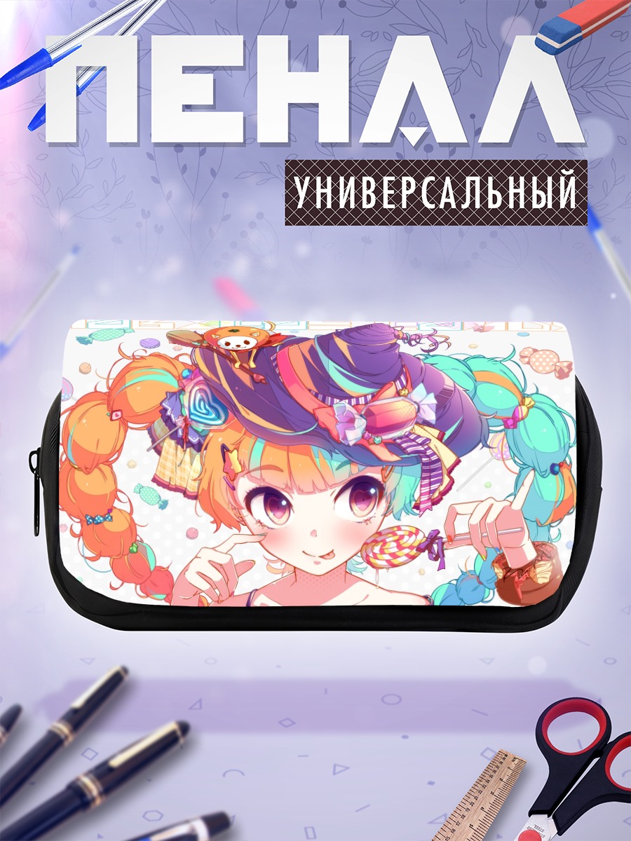 Пенал-косметичка Мику Хацунэ со сладостями