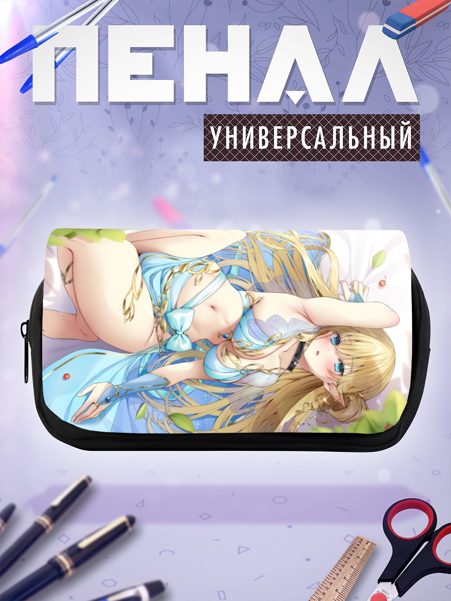 Пенал-косметичка Девушка с вишней