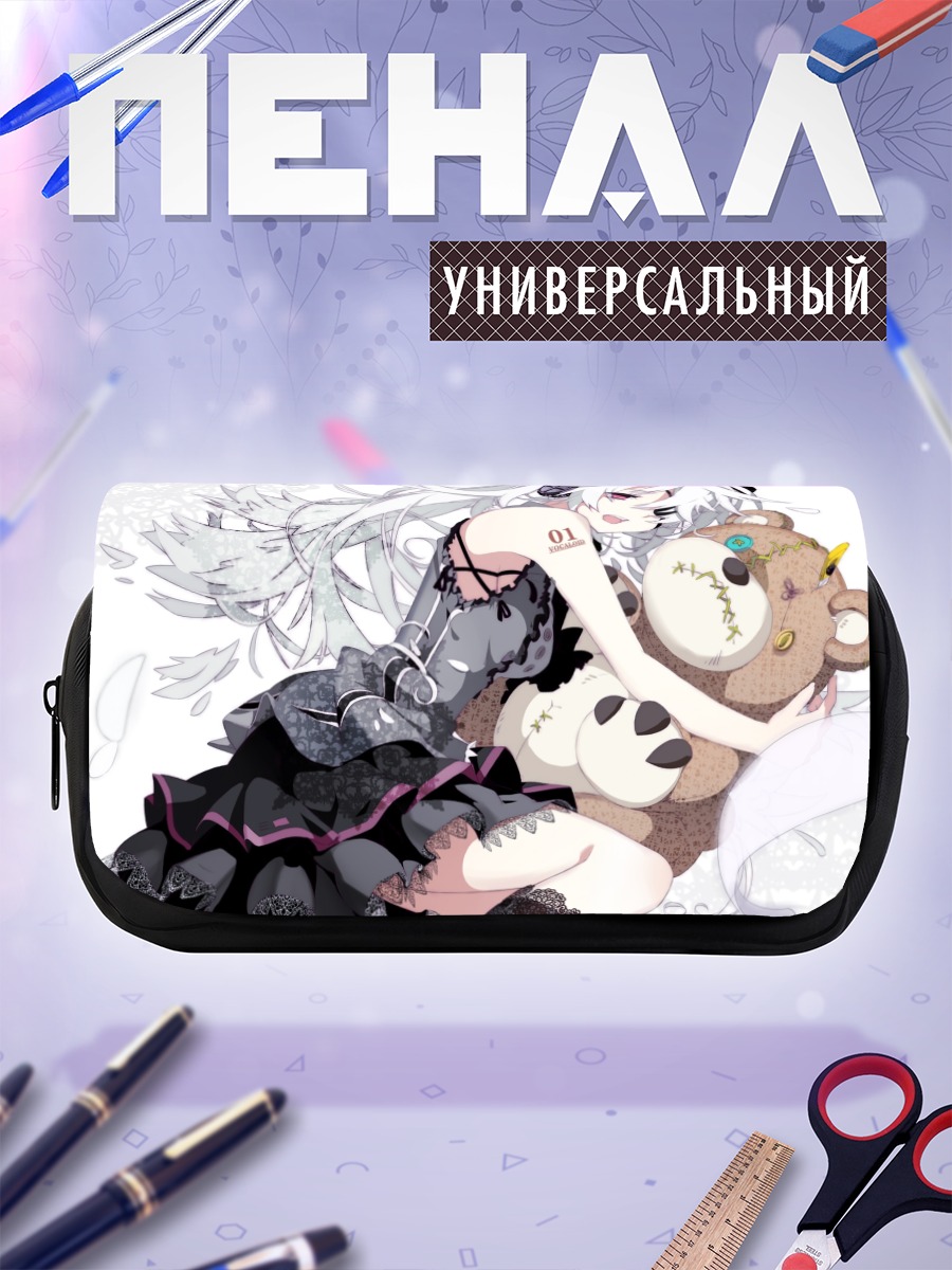 Пенал-косметичка Мику Хацунэ с мишкой