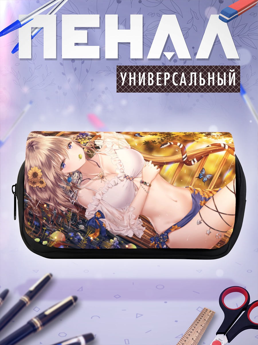 Пенал-косметичка Девушка в лесу