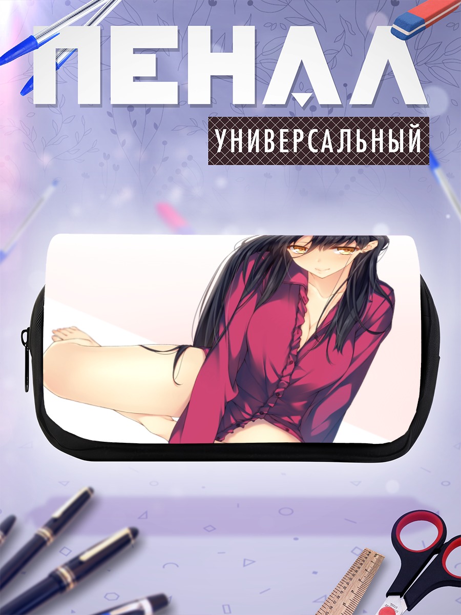 Пенал-косметичка Девушка в рубашке