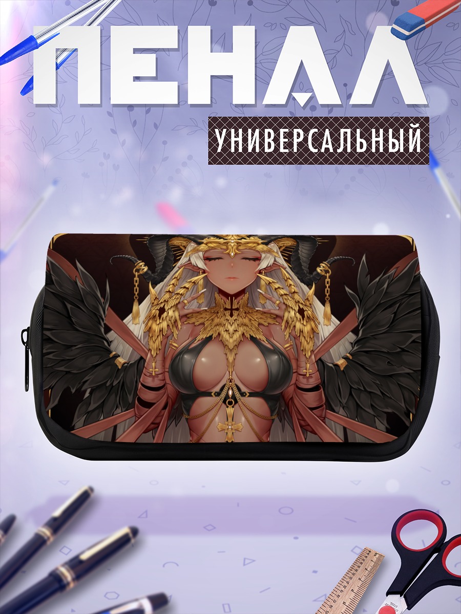 Пенал-косметичка Демон в золоте