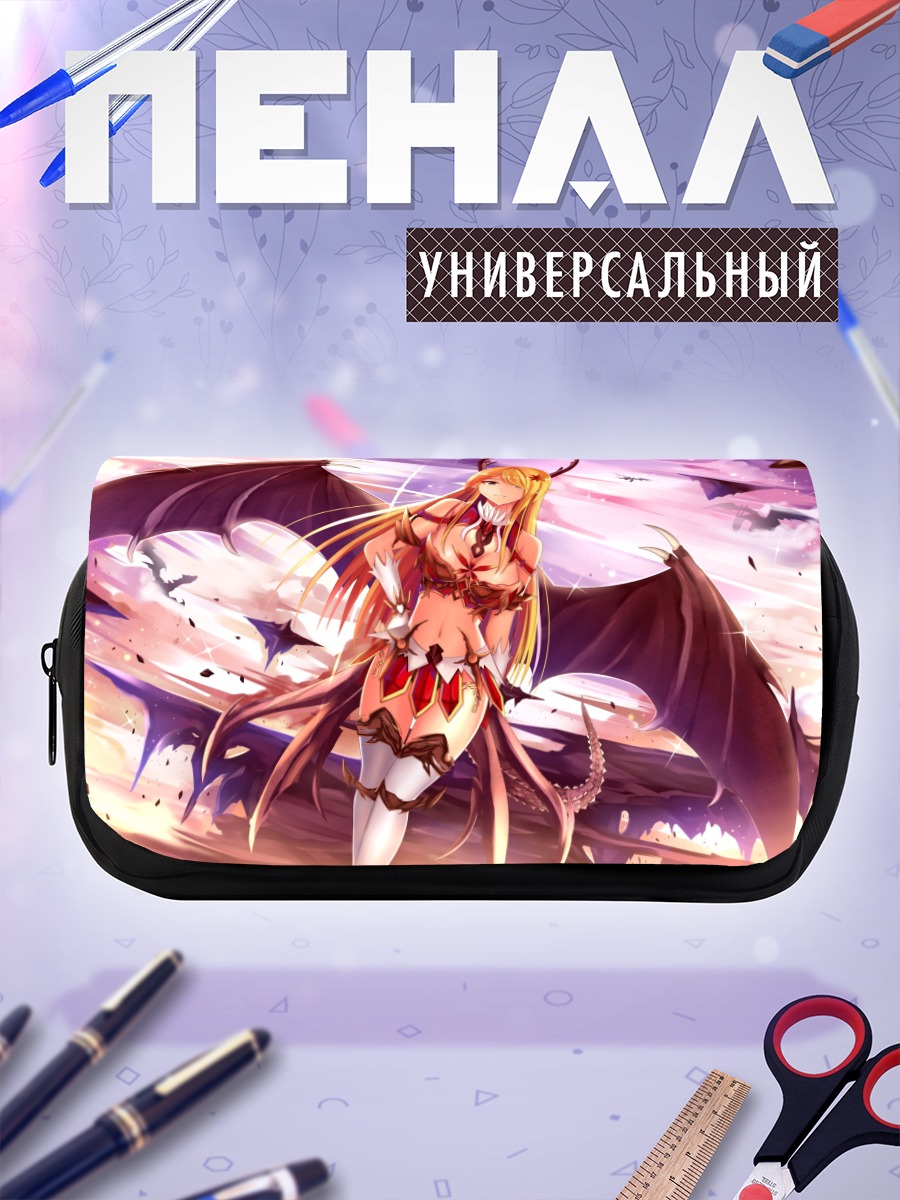 Пенал-косметичка Демон в цветах