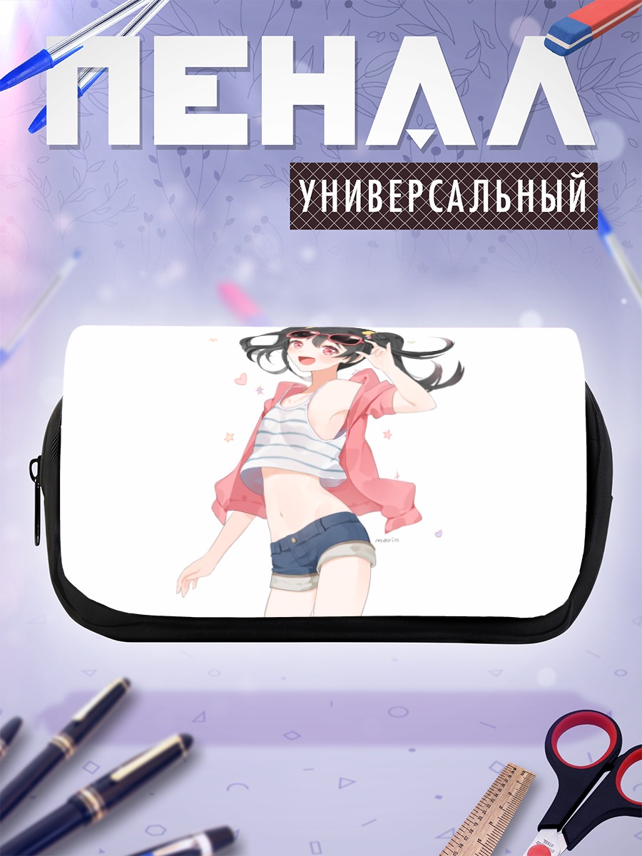 Пенал-косметичка Нико Ядзава на пляже