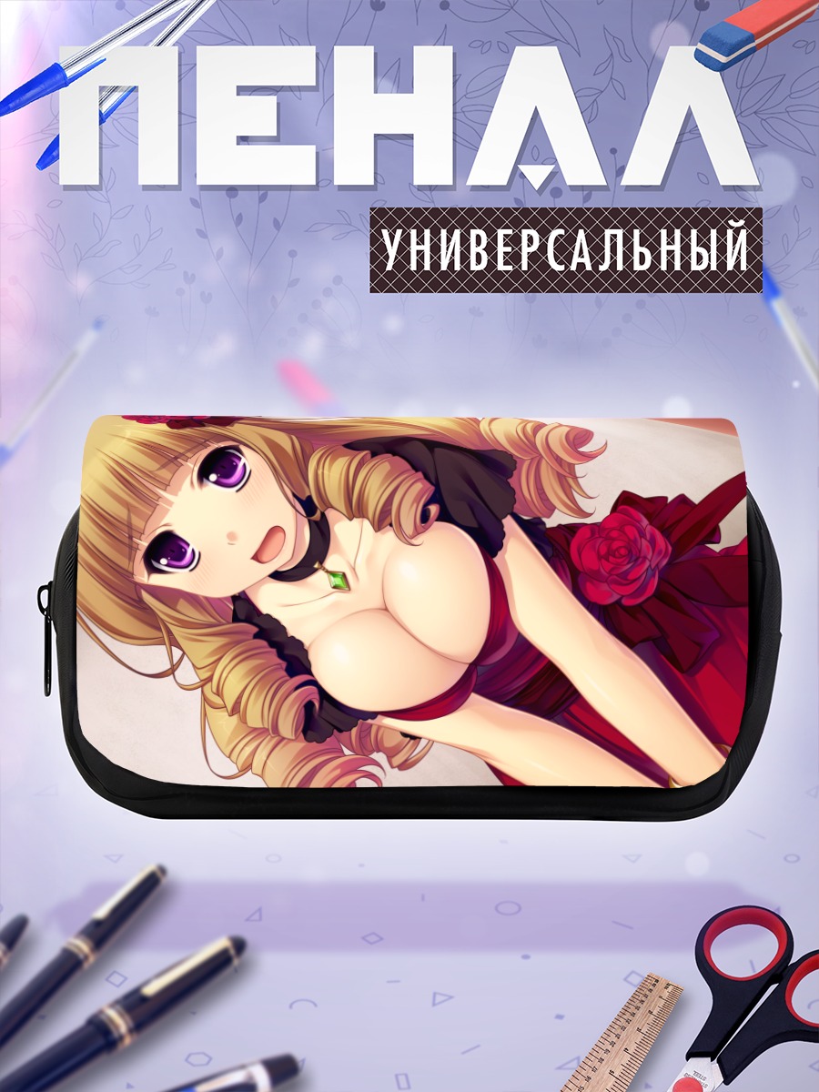 Пенал-косметичка Маки Хоноэ в красном