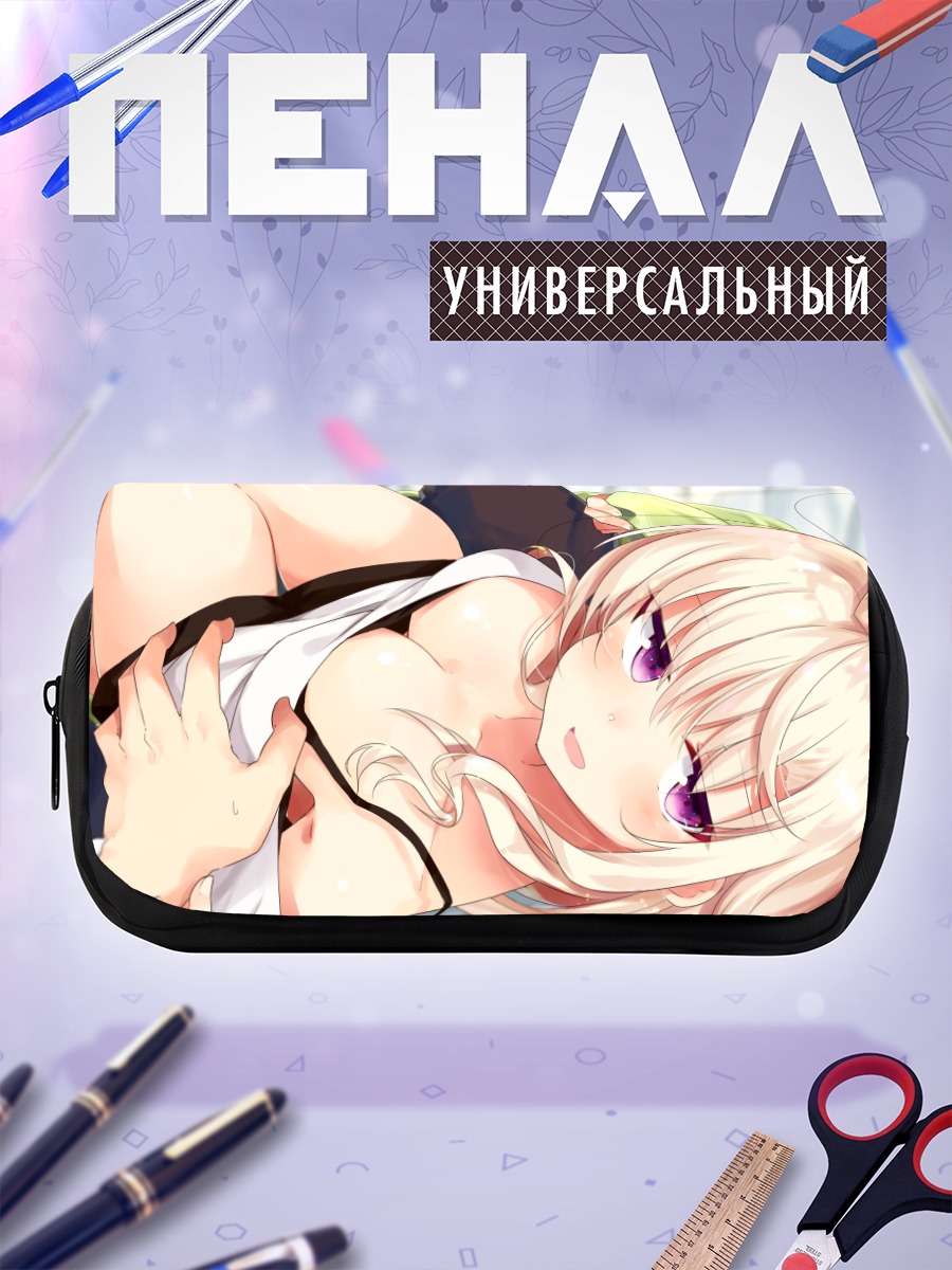 Пенал-косметичка Мизуки-тян в белом
