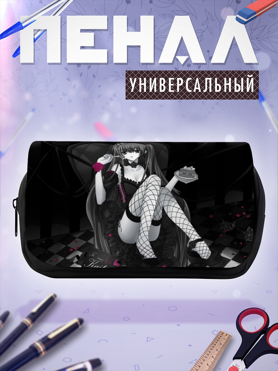Пенал-косметичка Мику Хацунэ в готике