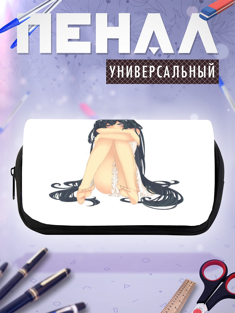 Пенал-косметичка Мику Хацунэ в белом