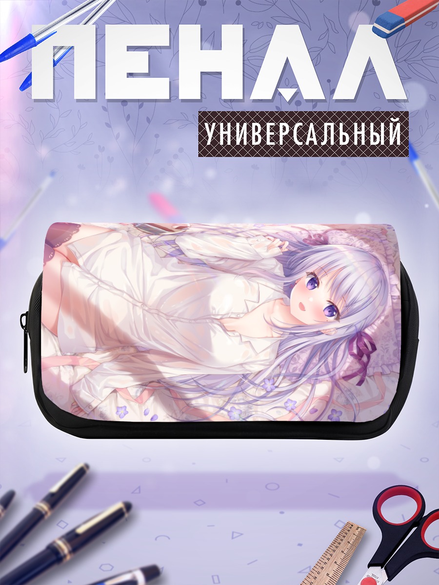 Пенал-косметичка Асука Хиираги в цветах