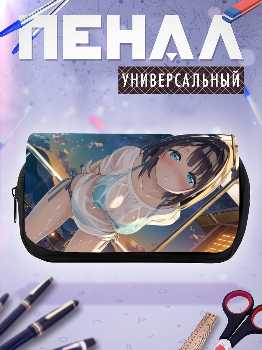 Пенал-косметичка Девушка под звездами